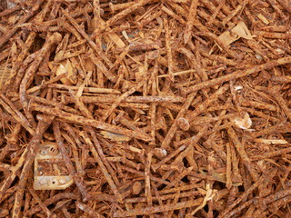 background of dry straw