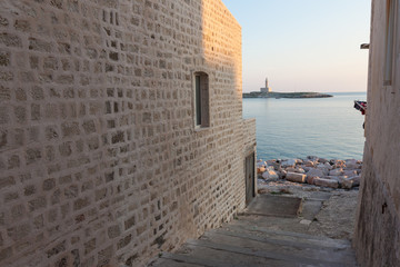 Lighthouse of Vieste, Italian Vacation town in Foggia, Apulia