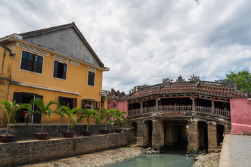 Naklejka premium ベトナム ホイアン旧市街 来遠橋２