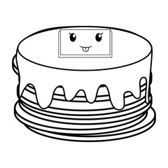 kawaii pancakes design