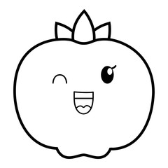 kawaii fruits design