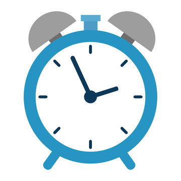 alarm time clock isolated icon
