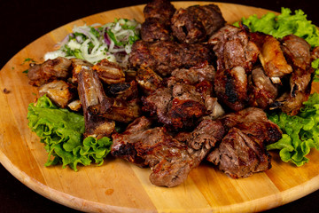 Lamb plate barbecue