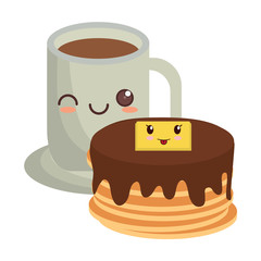 kawaii pancakes design