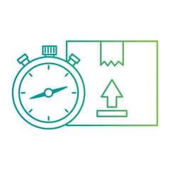 box carton with chronometer