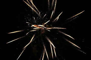 The light in the dark, the abstract background