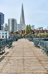 Tischdecke Pier 7 in San Francisco, Kalifornien, USA © haveseen