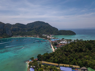 Phi Phi Don Tropical Island. Aerial View