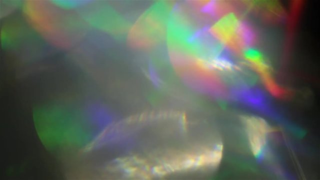 Colorful rgb bokeh, spectral futuristic colors, holographic iridescent foil.