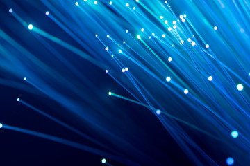 Fiber optics, abstract & blur background