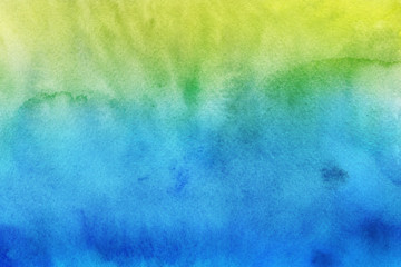 Colorful watercolor spring paper textures on white background. Chaotic abstract organic design. 
