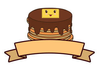 kawaii pancakes design