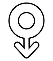 male gender symbol icon 