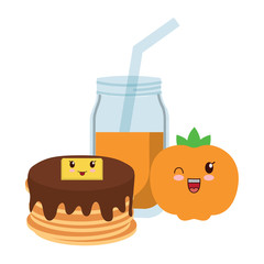 kawaii pancakes design