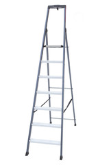 Aluminum metal step-ladder