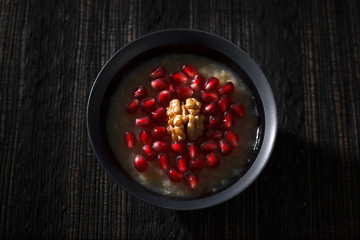Traditional Turkish dessert ashure - Noah's Pudding
