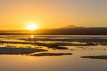 Stunning landscape in Atacama Desert, north of Chile, South America