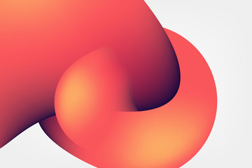 Fluid colorful shapes composition. Trendy gradients, vector illustrator