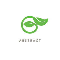 Abstract green leaf logo icon vector design. Landscape design, garden, Plant, nature and ecology vector logo. Ecology Happy life Logotype concept icon. Vector illustration, Graphic Design Editable
