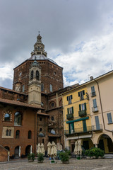 Fototapeta na wymiar Renaissance Catholic Cathedral of Pavia (Duomo di Pavia), Lombardy, Italy