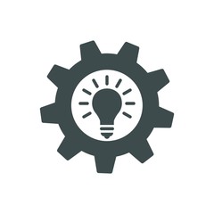 Реализация, воплощение идеи. Векторный значок.