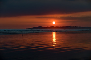 Beautiful sunset in Costa Rica / Esterillos Este