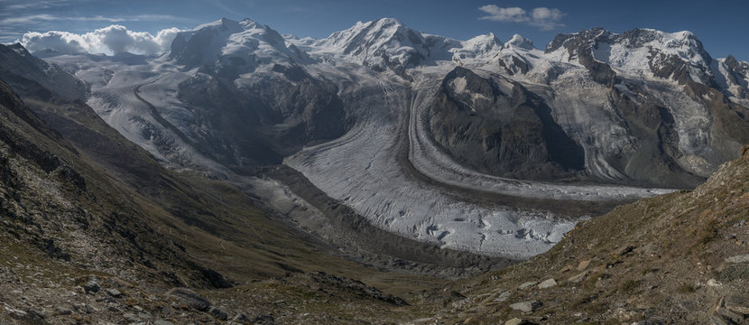 Monte Rosa und Gornergletscher