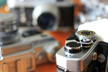 Vintage film cameras