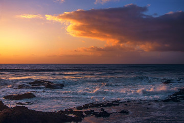 Fototapeta premium sunset over the sea