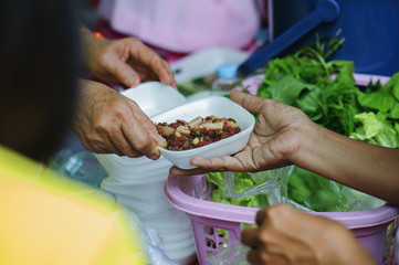 Helping the poor in society by donating food : The concept of hunger