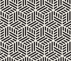 Vector seamless pattern. Modern stylish abstract texture. Repeating geometric tiles