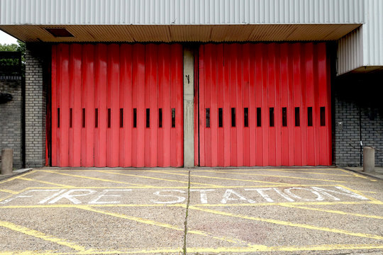 Fire station entrance