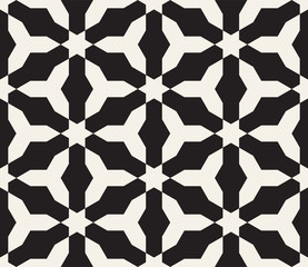 Vector seamless pattern. Modern stylish abstract texture. Repeating geometric tiles..