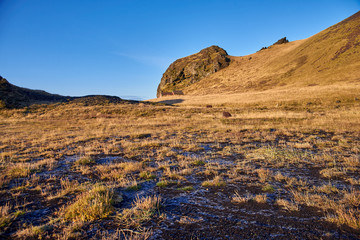 beautiful autumn landscape in Iceland