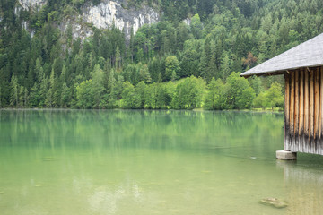 Fototapeta na wymiar Beautiful lake in Austria, Gleinkersee in Austria