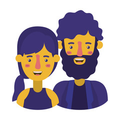 couple avatar characters icons