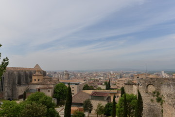 Obraz premium gironaジローナのパノラマ