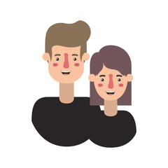 couple avatar characters icons