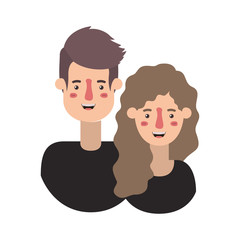 couple avatar characters icons