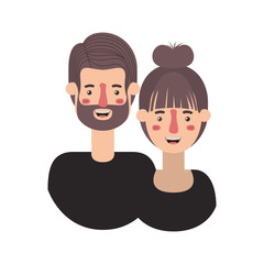couple avatar characters icons