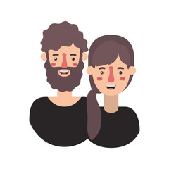 couple avatar characters icons