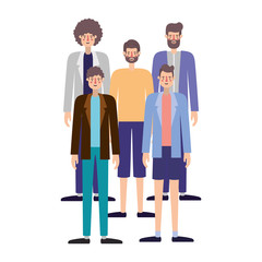 group of men characters