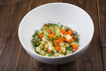 Mixed vegetables salad