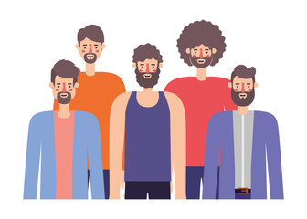 group of men characters