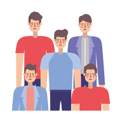 group of men characters