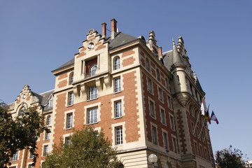 Logement étudiants de la cité universitaire à Paris