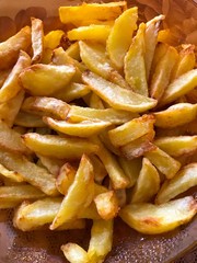 French fries, chips
