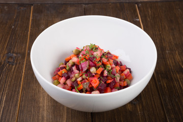 Mixed fresh beetroot salad