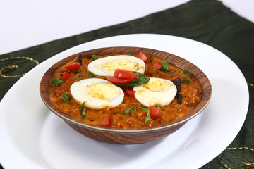 Spicy Boiled Egg Curry, Indian Dish