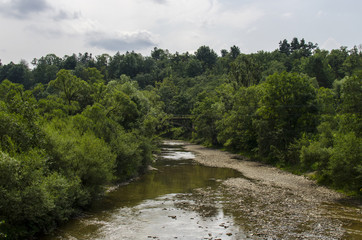 Fototapeta na wymiar Rzeka Solinka 